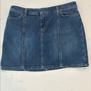 J. Crew Classic Blue Denim Mini Skirt